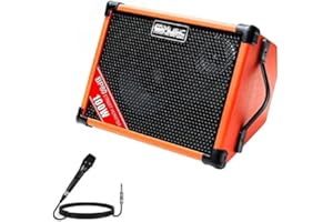 Coolmusic BP80 100 W Outdoor Bluetooth Amplifier with Rechargeable Battery, Aux Input, 48V fantasy power supply supports condenser microphone, Busking amp