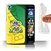 Produktbild Stuff4 Gel TPU Hülle / Case für HTC Desire 626 / Gelb Muster / Brasilien Liebe Rio 2016 Kollektion