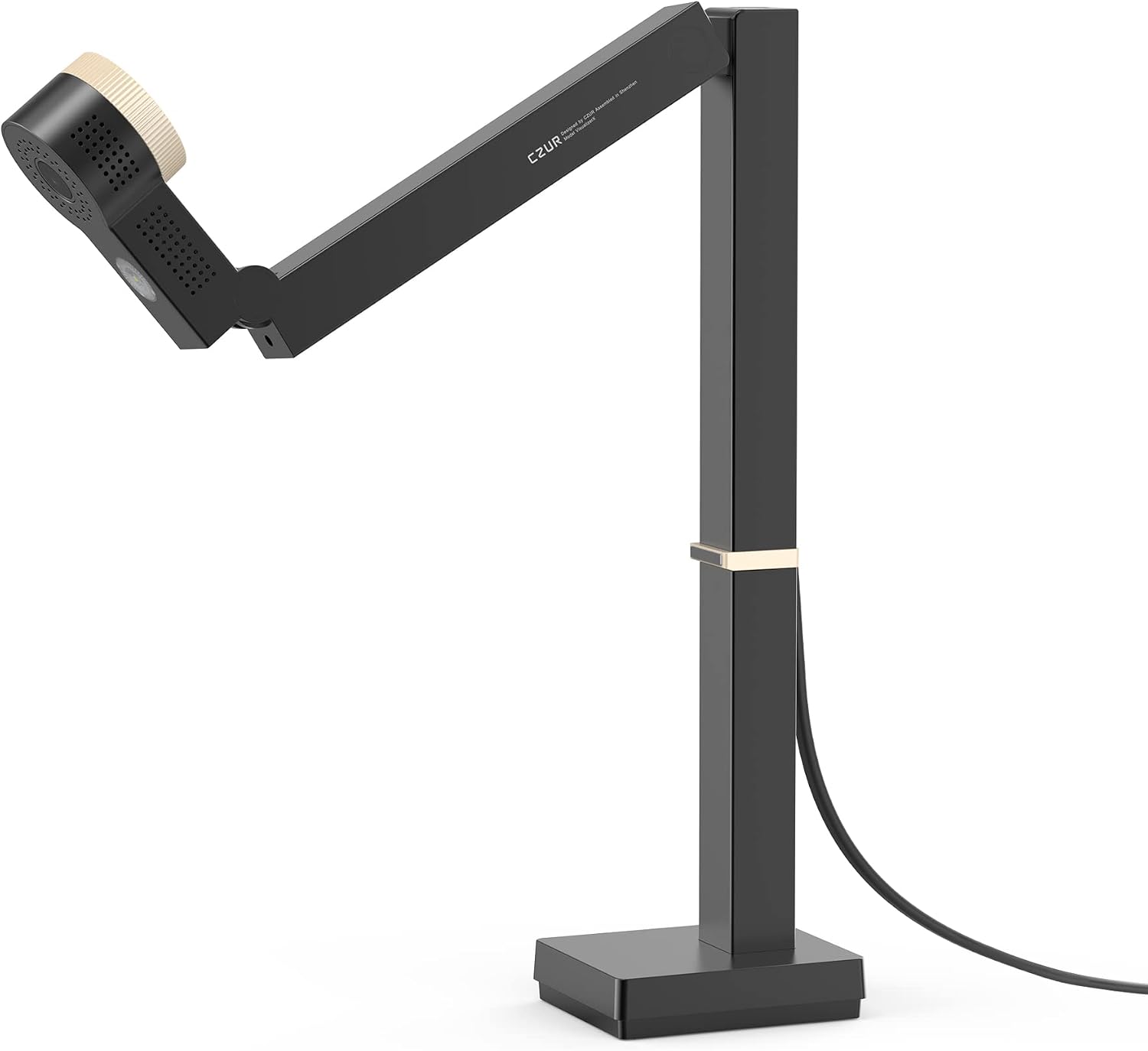 CZUR Fancy S Pro 12MP Documento Visualizador, Cámara HD 330PPP/60FPS, Captura Visualizador de Documentos Tamaño A3, 4K Cámara Web con Micrófono y Luces LED, para macOS/Windows
