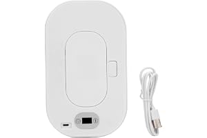 Wipe Warmer USB-driven, bärbar Snabb jämn uppvärmning Våttorkvärmare för hembil utomhus babyvård ABS-material 200x120x98mm (Vit temperaturjustering)