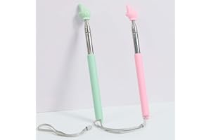 ‎SVOCK SVOCK 2PCS Zeigestab Ausziehbar, Zeigestock Ausziehbar mit Lanyard, Teleskopstange für Lehrer, Retractable Finger Pointer Stick Geeignet für Schullehrer und Homeschooling