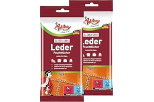 ‎POLIBOY ... PFLEGT WIE NEU POLIBOY Leder Feuchttücher - Zur Pflege und Reinigung von Glattleder - 2x 20 Tücher