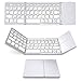 Produktbild Ultra Thin Mini Bluetooth 3.0 Faltbare Drahtlose Tastatur mit Touchpad (Farbe: weiß)