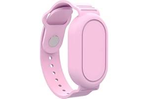 Hacintre Samsung Smart Tag 2, lokalizator GPS, miękki silikon, wodoszczelna bransoletka, regulowana bransoletka Airtag dla dzieci (fioletowa)