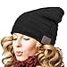 Price comparison product image Threewalkers Bluetooth Beanie Hat, Music Beanie with HD Stereo Speaker Wireless Bluetooth V4.2 Washable Topple Knitted Hat for Men, Women, Children, for Winter Outdoor Sports Skiing Jogging Camping