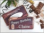 Personalised Happy Birthday 114g Galaxy Milk Chocolate Bar ~ 18th 21st 30th 40th 50th Birthday Gift Present Idea N42 - ANY AGE
