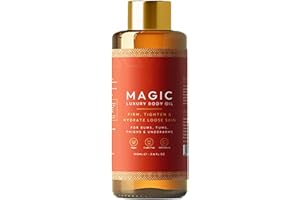 SHNBKLS Besque Magic Body Oil - 100 ml, repulpe, raffermit, raffermit et hydrate la peau, les bras, la poitrine, les cuisses et le ventre, convient à une utilisation complète du corps (1Pcs)