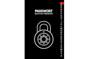 Passwort Buch mit Register: Organizer und Manager deiner Passwörter mit ABC Register in A5 und 150 Seiten