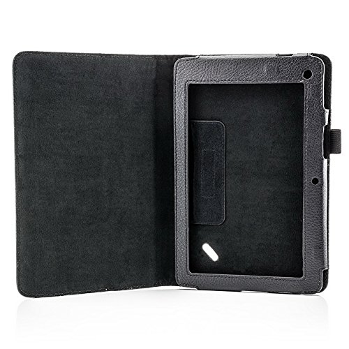 Saxonia Acer Iconia Tab B1-A71 Hülle Case Tablet Tasche Schutzhülle Cover Premium Qualität mit Standfunktion Schwarz - 5