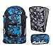 Produktbild Satch PACK Blue Triangle 3er Set Schulrucksack + Schlamperbox + Triple Flex schwarz