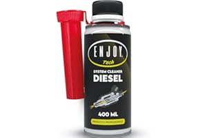 ENJOY TECH System Cleaner Diesel - Additivo Professionale per la Pulizia degli Iniettori e la Protezione del Motore Diesel - 400ML, Made in Italy (1)