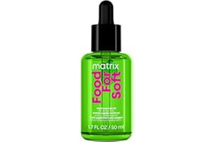 Matrix, Olio Multi-Uso Idratante per Capelli Secchi, Termoprotettore, Chioma Effetto Seta, Con Olio di Avocado e Acido Ialuronico, Food For Soft, 50 ml