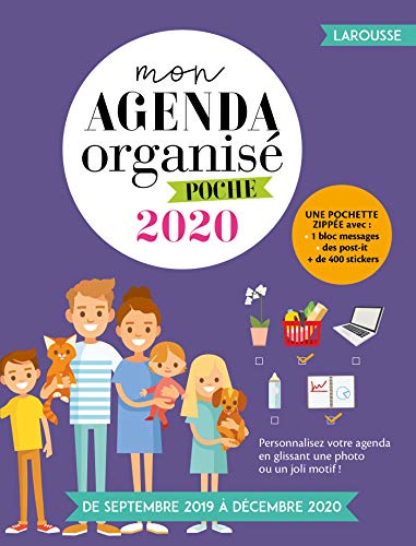 Télécharger Mon agenda organisé poche 2020 PDF