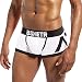 Produktbild Fulltime® Breathable Mens Underwear, Mode Sexy Männer Unterwäsche Men's Soft Briefs Boxer Briefs Shorts Unterwäsche Hose Sexy Underwear Stretch Breathable (Weiß, M)