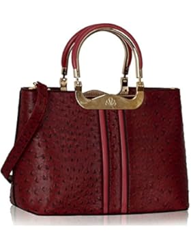 Damen Konstrukteur Handtaschen Straußen Frauen Schulter Beutel Trage Taschen Schulter Berühmtheit