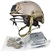 Produktbild QHIU Taktisch Helme Armee Militär Combat PJ Typ Fast Schutzhelm mit Schutzbrillen Schnelle Helm für Airsoft Paintball SWAT War-Game CQB