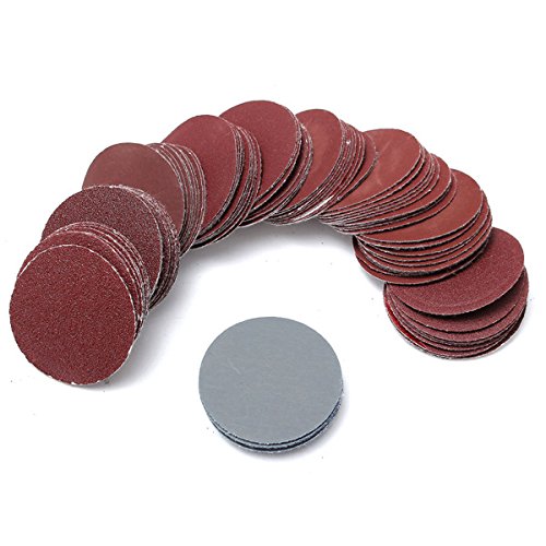 wishfive 100 5,1 cm 50 mm Sander Disc, 80 zu 3000 Körnung Schleifen Polieren Pad - 4