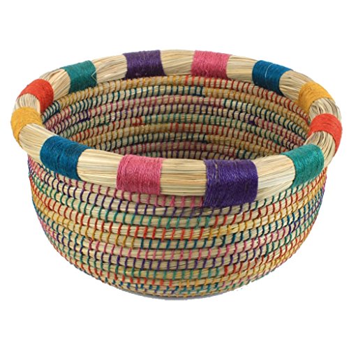 AUFBEWAHRUNGSKORB „ORIENT“ RUND Ø 20 30 35 45 CM – HANDARBEIT – FAIR TRADE (Ø 30cm) - 3