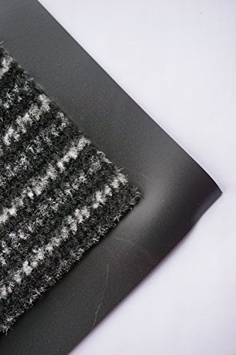 Astra FS0611080040 Sauberlauf-/Tür-/Fuß matte Wanda für den Innenbereich, 100% Polypropylen, 80 x 120 cm, grau - 2