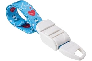 ROLSELEY Professioneller medizinischer Venenstauer mit Schnalle mit schneller und langsamer Entriegelung, latexfreiem Gummiband, Himmelblau Sanitäter/Medizin/Arzt Muster, Krankenschwester-Geschenkidee