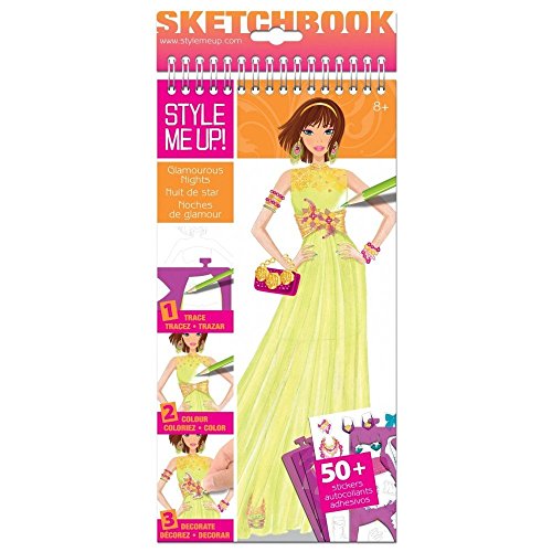 Imagen 3 de Four Trading B.V. Style me up 1461 - Cuaderno de diseño de moda, modelo trajes de noche [importado de Alemania]