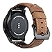 Price comparison product image SongNi®Soft Luxury Genuine Leather Strap Replacement Watch Band For Samsung Gear S3 Frontier/ Classic-Brown