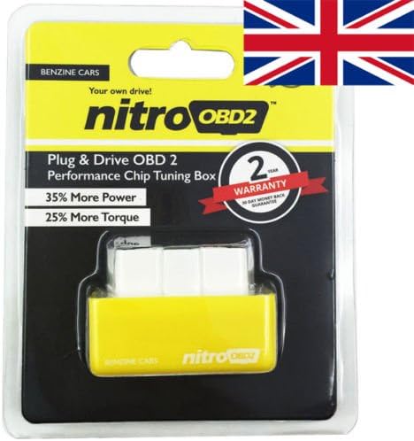 OBD2 gasolina/Gas Licuado Chip Tuning remapear caja. 35% más BHP – 25% más de par