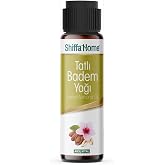 Shiffa Home Tatlı Badem Yağı 50 ml &ndash; Soğuk Sıkım,%100 Saf Bitkisel Yağ, Cilt ve Sa&ccedil; Bakımı i&ccedil;in, E Vitaminli Doğal Nemlendiri