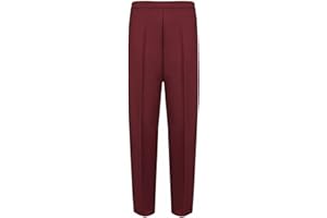 EFTINAN Ladies Half Elasticated Waist Trouser 2 Side Pockets Short Regular Long Length for Business Office Work Womens Pants Bottoms UK 8-24