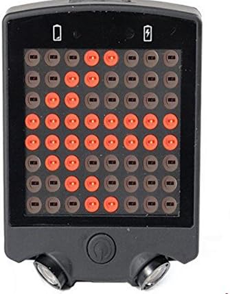 Riding bicycle lights turn lights rechargeable wireless remote control warning , black