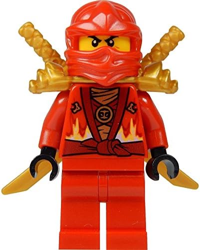 LEGO Ninjago Minifigur Kai with two Katanas (swords) NEW
