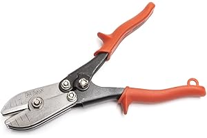 Wiss WC5SN 248mm/9.75 Pollici 5 Crimpatrice Manuale a Lama, con Impugnatura a Cuscino Antiscivolo