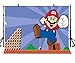 Price comparison product image LYLYCTY 7x5ft Super Mario Backdrop Famous Classic Game Character Uncle Mario Photo Studio Photography Background Props Party Video Photo Shooting Props LYLX415