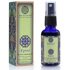 The Blue Pond Epione De-stress Pain-Relief Oil Serum for Muscle Relaxant stress & Pain Therapy | Stress Relief Massage oil |30 ml