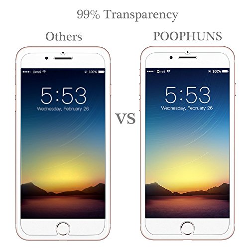 Tanque poophuns Cristal Pantalla iPhone 7 Plus tanque Protector de pantalla cristal iPhone 7 Plus 2 unidades de protector de pantalla 3d Touch 9h dureza 99 transparencia Full HD f cil de poner reviews Tanque poophuns Cristal Pantalla iPhone 7 Plus tanque Protector de pantalla cristal iPhone 7 Plus 2 unidades de protector de pantalla 3d Touch 9h dureza 99 transparencia Full HD f cil de poner