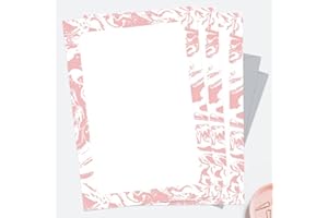 DOTTY ABOUT PAPER Letter Writing Set - Pack of 20, Sweet Sherbet Dreams - Perfect for Writing Thank You Notes, Wish Lists, to Do Lists, Letters, Personal Or Business Use, Envelopes Included (10 0002)