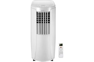Daitsu 3NDA0088 Aire Acondicionado Portátil con Bomba de Calor APD-12HK, potencia 3027 kcal/h, Nuevo Refrigerante R32, Área de Aplicación: 22 m², Clase Energética A-A+