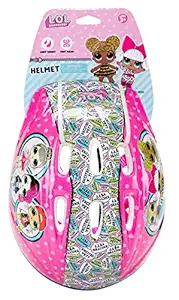 L.O.L Surprise! Actgear-242LOL Bicycle Inline Skating Skateboard Safety Helmet for Kids, Easy Fold-N-Carry Design, Ultra-Lightweight, Portable Folding Design Comforable & Safe Durable & Easy to Ride
