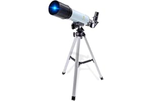 GEERTOP 90X Portable Astronomical Telescope Tabletop Educational Refractor 360X50mm for Kids Sky Star Gazing Birds Watching