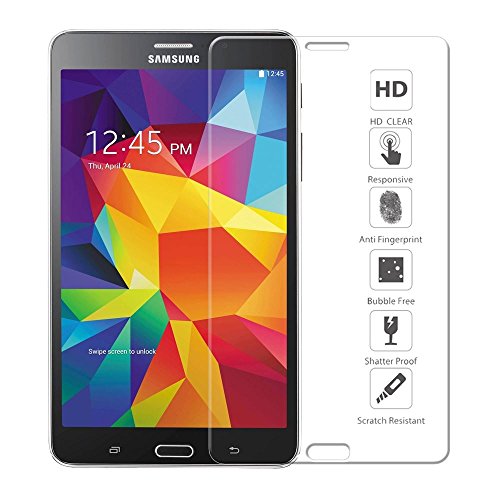 Ganvol Panzerglasfolie Samsung Galaxy Tab 4 7.0 Zoll SM-T230 T231 T235 Panzerglas Panzerfolie Echtglasfolie - 4