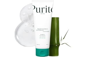PURITO Mighty Bamboo Panthénol Cleanser, nettoyant doux pour le visage hydratant, pour peaux sensibles, nettoyant pour le visage végétalien et sans cruauté 150 ml