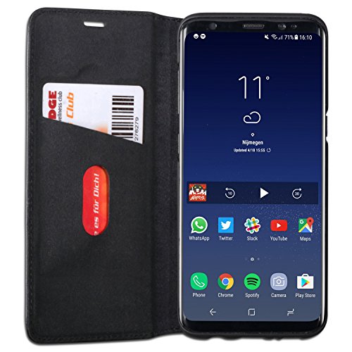 CASEZA Samsung Galaxy S8 Funda Negro Tipo Libro Piel PU Case Cover Carcasa Plegable Cartera Oslo Piel Vegana Premium para Galaxy S8 5 8 Original - Ultrafina con Cierre Magn tico reviews CASEZA Samsung Galaxy S8 Funda Negro Tipo Libro Piel PU Case Cover Carcasa Plegable Cartera Oslo Piel Vegana Premium para Galaxy S8 5 8 Original - Ultrafina con Cierre Magn tico