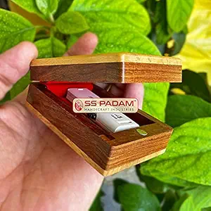 Wooden Pendrive Box by SS Padam Handicraft Industries
