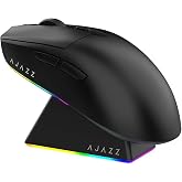 Coverzone AJAZZ AJ139 V2 MC Mouse 3 Farklı Bağlantı Modu-RGB Manyetik Şarj İstasyonlu-PAW 3311 Sens&ouml;r-500 mAh Batarya-66 Gram