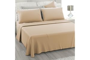 L'ANTICO ARCOLAIO - Lenzuola Matrimoniali Cotone 100% Completo con Federe Cuscini, Set Anallergico e Antiacaro, Colore Tinta Unita, Manifattura Made in Italy con Fibra Naturale