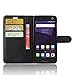 Produktbild SMTR ZTE Blade V8 (5.2") Wallet Tasche Hülle - Ledertasche im Bookstyle in Schwarz - [Ultra Slim][Card Slot][Handyhülle] Flip Wallet Case Etui für ZTE Blade V8