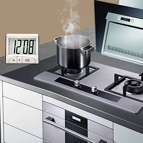 ONEDONE Magnetischer Küchentimer Küchenuhr Stoppuhr Wecker Küche EieruhrTimer Alarm (1) - 6