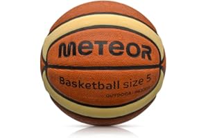 ‎METEOR Meteor Piłka Do Koszykówki Trwała Piłka Do Kosza Rozmiar 5 6 7 dla Dzieci Młodzieży Dorosłych do Treningu Koszykówki Basketball Cellular