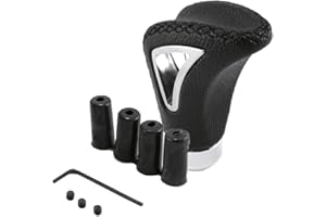 CARJOY Universal Schalthebel Schalthebel mit 4 Adaptern Schwarz