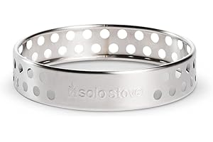 Solo Stove Standfuß für Feuerschale Ranger | Zubehör für Outdoor Feuerstelle, Schutz für den Boden, mit Luftzirkulation, 7 cm Erhöhung, Edelstahl